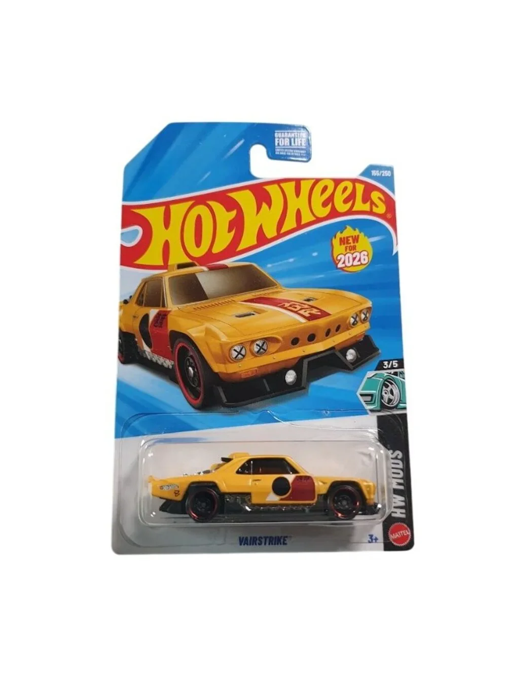 Hot Wheels HW Mods 2026 Vairstrike Yellow Custom Chevrolet 155/250 Collectors
